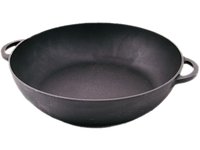 Пательня-жаровня д.360мм h80мм литті ручки"Термо" чугун_thumbnail