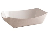 Тарілка-човник папер. 200х120х45мм БІЛА ламінір.100шт SPCK008.001-00_thumbnail