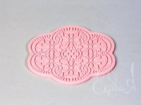 Килимок кондитерський для айсінга 13см Квітка 16819_thumbnail