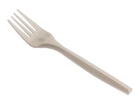 Виделка столова бежева, кукурудз.крахм. 16,5см 100шт 030520 Ек_thumbnail