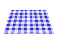 Сет під гаряче вініл 40х35см клітинка синьо-біла 17414_thumbnail