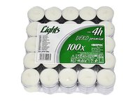 Свічка чайная Bispol 4 години 100шт ОВ_thumbnail