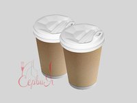 Стакан 250мл паперовий подвійний крафт 25шт SС STORA ENSO_thumbnail