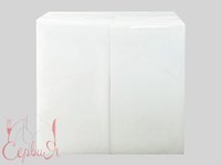 Серветка одношарова біла 1/8 складання 33х33см 150шт NL006=014 КПК_thumbnail