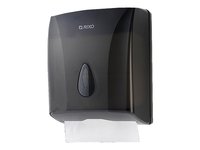 Тримач паперових рушників чорний полупрозорий RIXO Р228ТВ_thumbnail