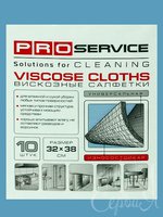 Серветка віскозна 32х38см 5шт синя PRO 19300172_thumbnail