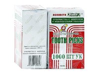 Зубочистки в індивідуальній упаковці (целофан) МЕНТОЛ 1000шт_thumbnail