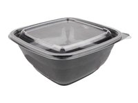 Контейнер РЕТ 190х190х51,5мм чорный з прозор.кришкою 1л 10шт 015026/015029_thumbnail