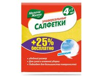 Серветка віскозна 30х36см 5шт рожева/жовта/блакитна МЖ 1387 CD_thumbnail