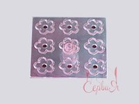 Плунжер прозрачный Мелкие цветочки  17852_thumbnail