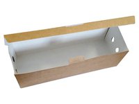 Коробка картон.пенал без віконця крафт 230х80х80мм 100шт СХ_thumbnail