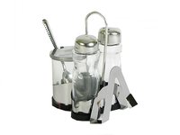 Набір для спецій  4пр. (сіль/перець/серветн./гірчиця) 17678_thumbnail