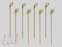 Шпажка для канапе бамбук Вузол 15см 100шт ПП_thumbnail