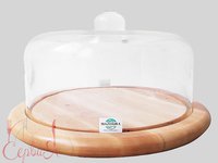 Тортовница з кришкою скляній 31см 322986_thumbnail