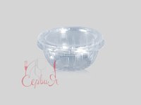 Контейнер 66х40мм круглий з кришкою (соусник) 50мл ПС-390 105шт_thumbnail