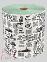 Рушник в рулоні одношаровий 180м 19,5см зелений Альбатрос_thumbnail