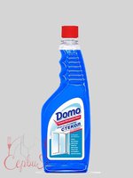 Засіб для миття скла (синій без аміаку) змінний флакон 500мл DOMO 40101_thumbnail