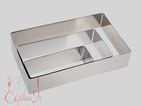 Набір форм кондіт. нерж. прямокутних h4,5см 25х15/20х10/15х5см 3шт 19116_thumbnail