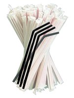 Соломка для соку 20смх5мм зі згином чорна в інд.уп.100шт BS_thumbnail