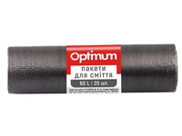 Пакет для сміття 60л 20шт чорний OPTIMUM 16118240 ХД_thumbnail