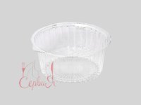 Контейнер 100х50мм круглий з кришкою 250мл ПС-814 10шт_thumbnail