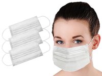 Маска мед. спанбонд однораз. 3шар. біла 50шт PL_thumbnail