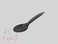 Ложка чайна чорна ПРЕМІУМ 13,5см 100шт А_thumbnail