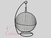 Фруктовница подвесная нерж. 25*30*40,5см C&T 819518_thumbnail