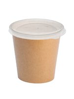 Контейнер папер. для супу та др.страв з проз.кр. 500мл крафт/крафт 50шт 011589/011599_thumbnail