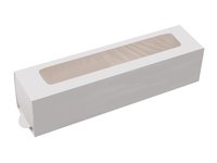 Коробка картон. пенал з віконцем білий 210х50х50мм 100шт СХ_thumbnail