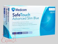 Рукавички нітрілові L сині SafeTouch Advanced 100шт 1175-TG_thumbnail