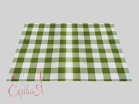 Сет під гаряче вініл 40х35см клітинка 18907_thumbnail