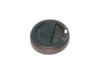 Кришка АР-91 чорна ЛОГО для паперового стакана 430/440мл 50шт АПХ 124182_thumbnail