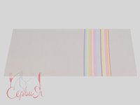 Сет під гаряче вініл 40х35см сірий зі смужками 17974_thumbnail