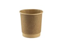 Стакан 110мл паперовий двошаровий Крафт/Крафт 25шт АПХ 122269_thumbnail