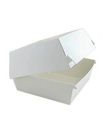 Бокс картон.для бургера білий 130х130х100мм 100шт 013892_thumbnail