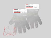 Рукавички п/е прозорі 100шт HDРЕ 25х30 на планці PRO 17500500_thumbnail