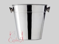 Відро для льоду нерж. 0,7л h12см C&T 4810470_thumbnail