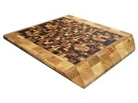 Дошка торцева набірна зі скошеними краями на ніжках дуб 29х4х36см_thumbnail