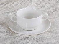 Бульонница 300мл с блюдц. (160мм) Castel-FBC (сл.кость)_thumbnail