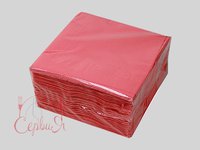 Серветка двошарова червона  33х33см 100шт NL524 КПК_thumbnail