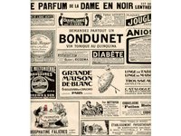 Папір для подачі "Газета франц." 25х25см беж._thumbnail