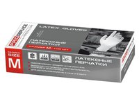 Рукавички латекс М білі Professional PRO 100шт 17200820_thumbnail