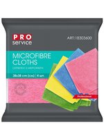 Серветка з мікрофібри універcальна 38х38см 4шт Асорти PRO 18303600_thumbnail