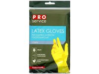 Рукавички латексні L жовті міцні  PRO 17200530_thumbnail
