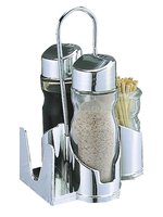 Набір для спецій пластик 4пр. (сіль/перець/серветн./зубоч.) 16969_thumbnail