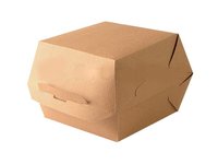 Бокс картон.для бургера крафт крафт 145х145х100мм 50шт SPСК005.002-00_thumbnail