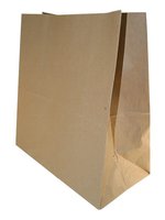 Пакет паперовий дно 320х150х350мм крафт без ручек 100шт 684 ЕП_thumbnail