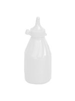 Пляшка пластик. з носиком і ковпачком 250мл біла Ук Н_thumbnail