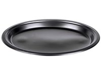 Тарілка ОВАЛ 310мм чорна 27гр 50шт А_thumbnail